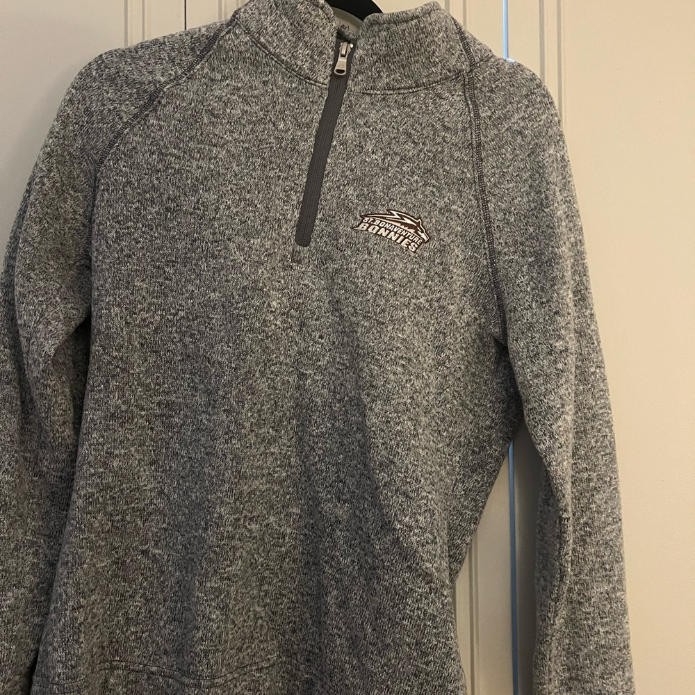 St Bonaventure Gray Quarter-Zip Pullover
